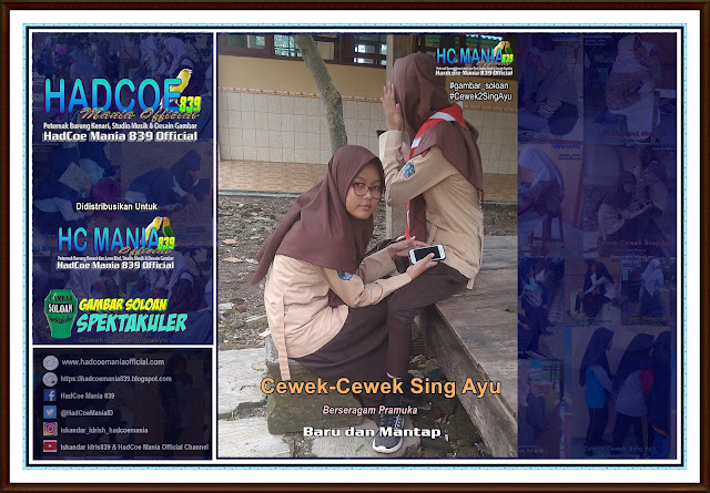 Gambar Soloan Spektakuler Terbaik - Gambar Siswa-siswi SMA Negeri 1 Ngrambe Cover Pramuka - 9.1
