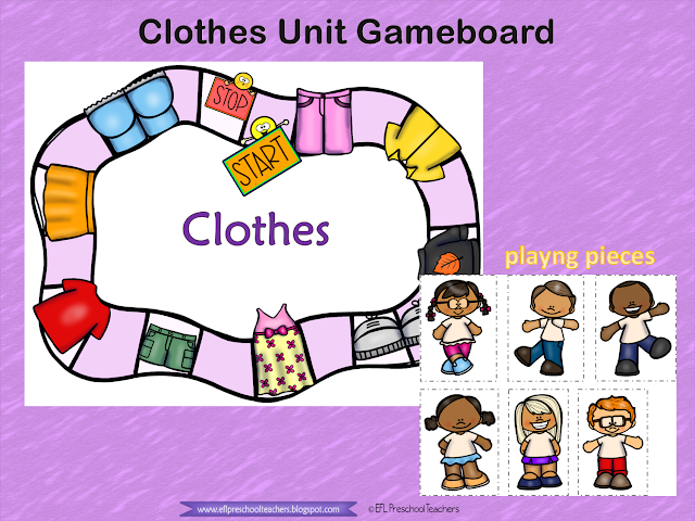 Clothes Unit Game boards
