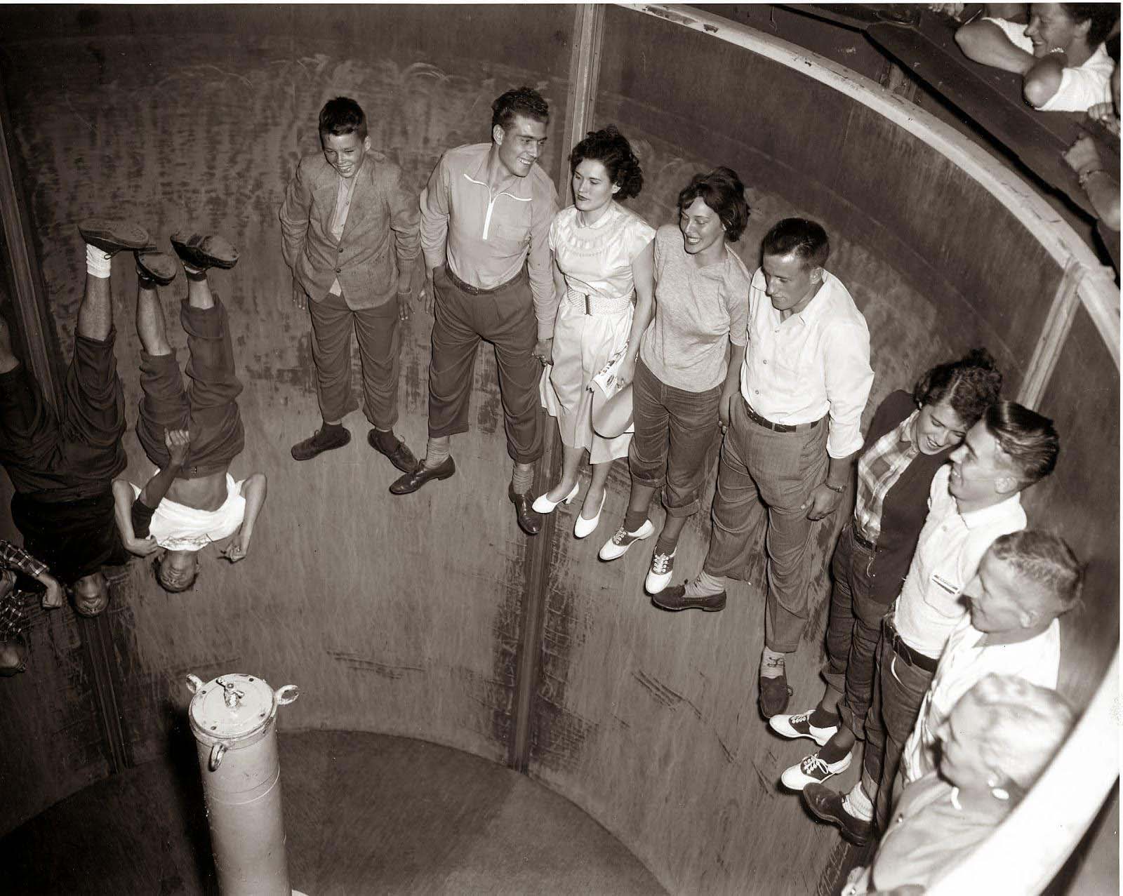 The Coney Island Rotor ride. Back when rides were fun and dangerous.