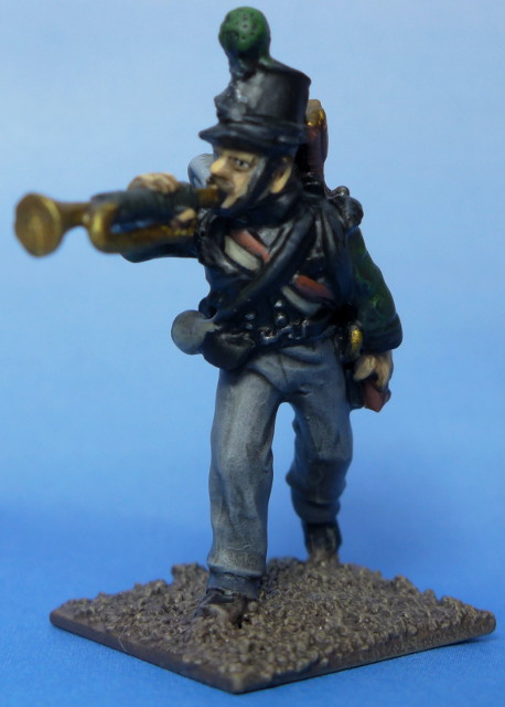 Major Baring Rye Monty's Caravan: Major Baring and three more 2nd KGL Riflemen
