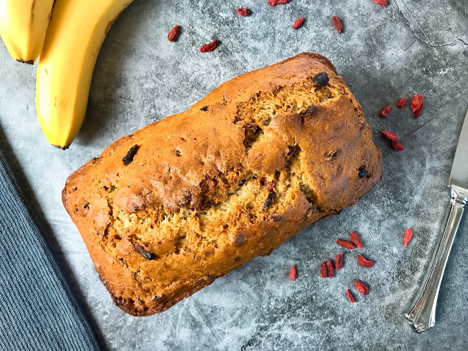 Banana Bread with Goji Berries