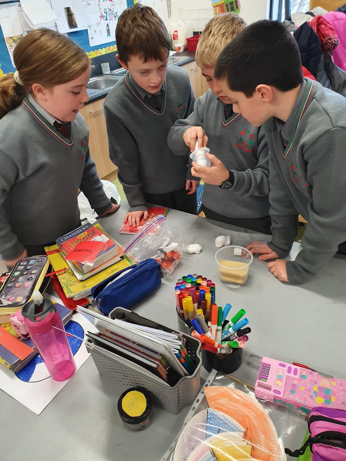 Parachutes in the making!