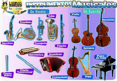 LOS INSTRUMENTOS MUSICALES DE CUERDA Y DE VIENTO