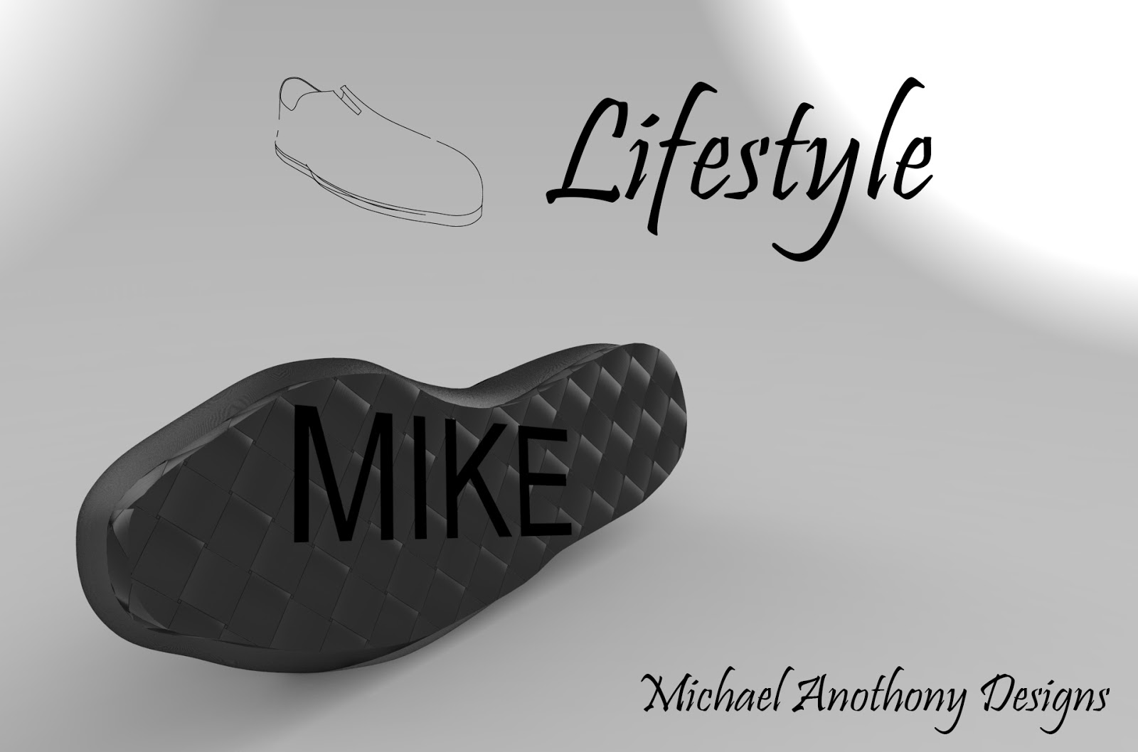 ELDS 205 Computer Aided Product Design Michael Laskowski's Shoe design