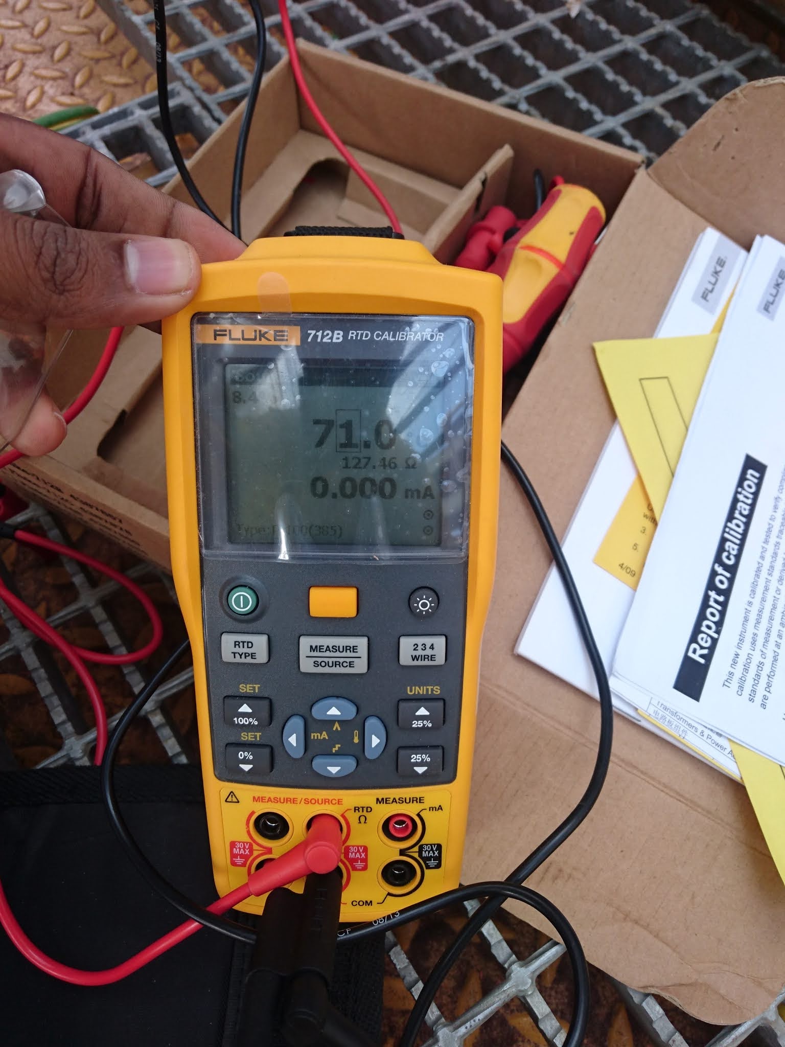 CALIBRATION PROCEDURE OF RTD TRANSMITTER