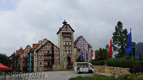 Pemandangan di Colmar Tropicale, Bukit Tinggi, Bentong Pahang.