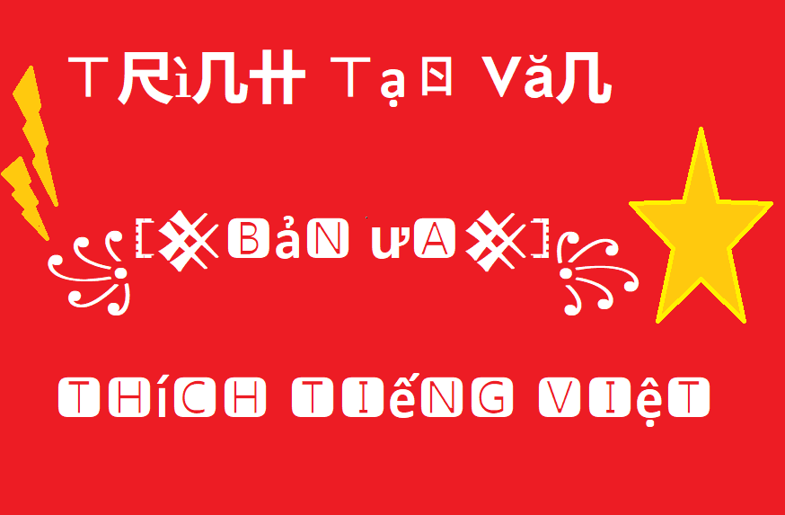 Trình tạo văn bản ưa thích tiếng Việt