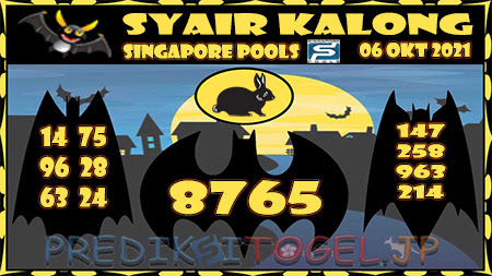 Syair Kalong Togel Singapura Rabu 06-10-2021