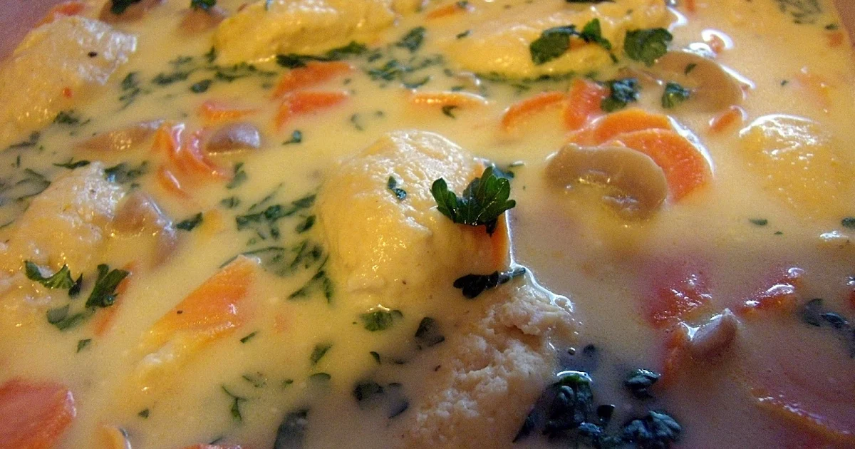 Dey cuisine: Blanquette de quenelles & béchamel de petits légumes