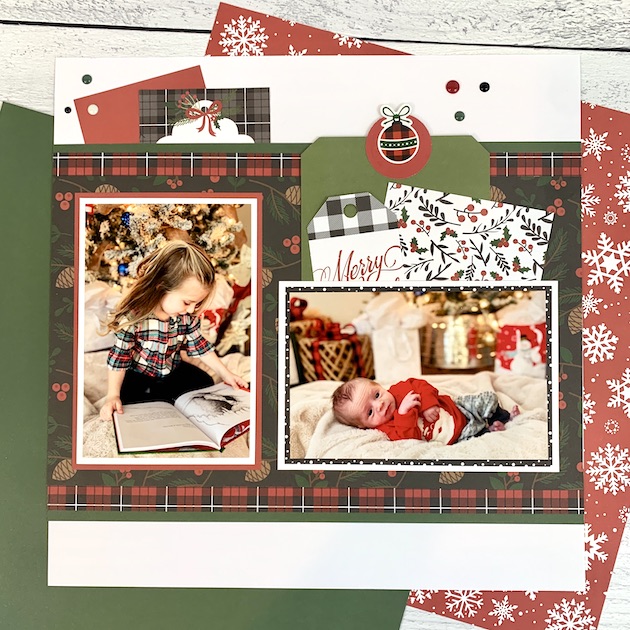 Favourite Christmas scrapbook pages - Kate Hadfield Designs