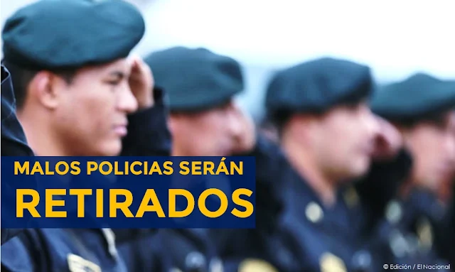 Estas son las causales para que un policía sea retirado de la PNP