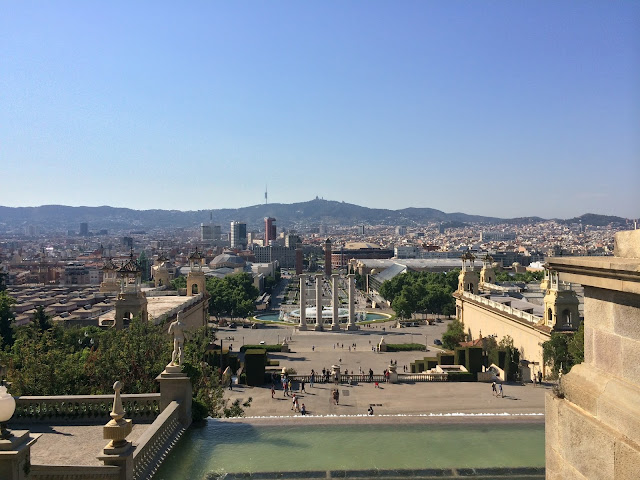 Barcelona, Spanyol,Eropa,Wisata,Travelling, Museu Nacional d'Art de Catalunya,The Palau Nacional, Montjuic