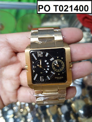 Đồng hồ nam Police PO T021400 dây INOX mặt vuông chất nam tính thiết kế nhìn là kết