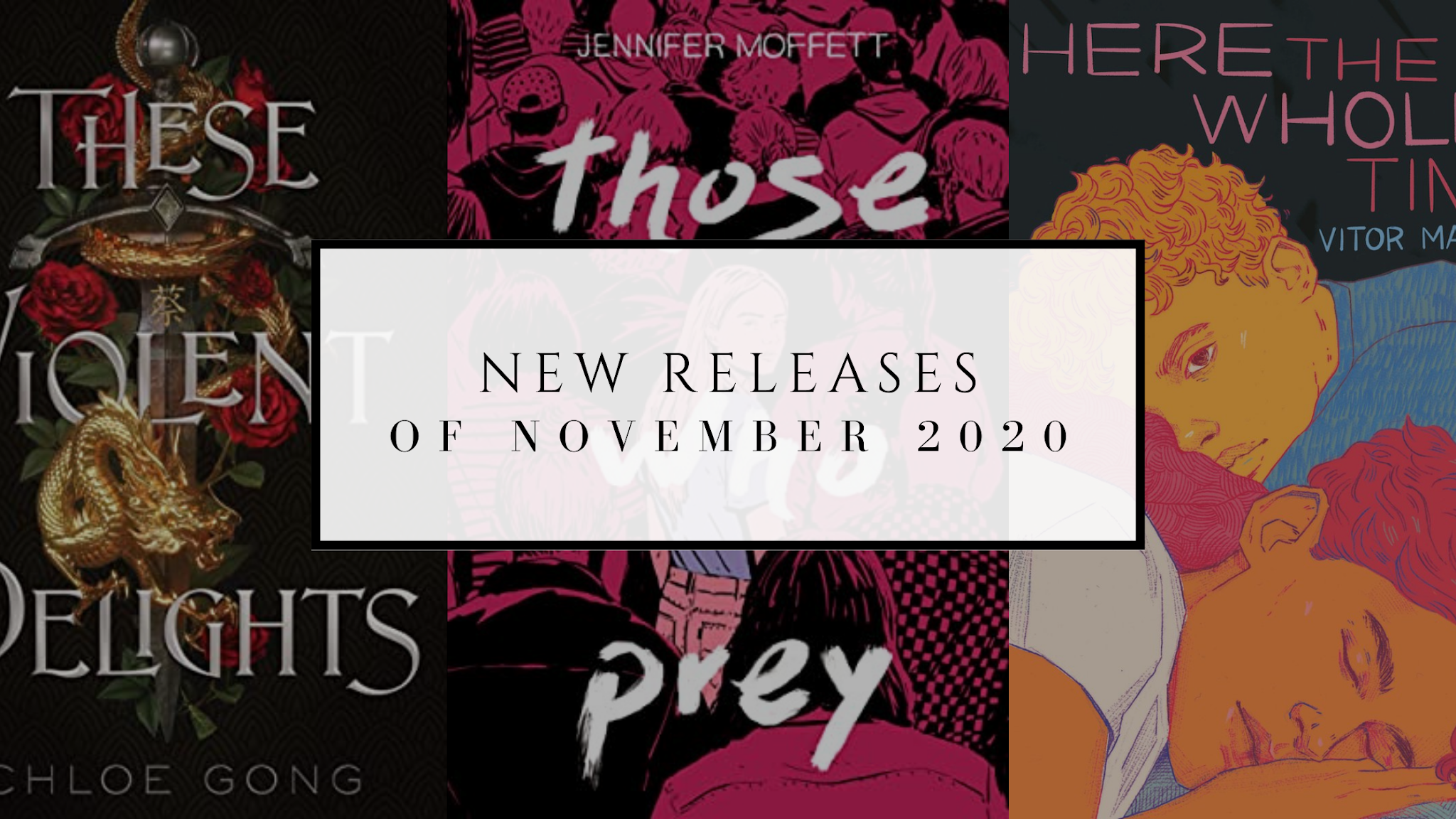 YA Releases of November 2020 five chapters