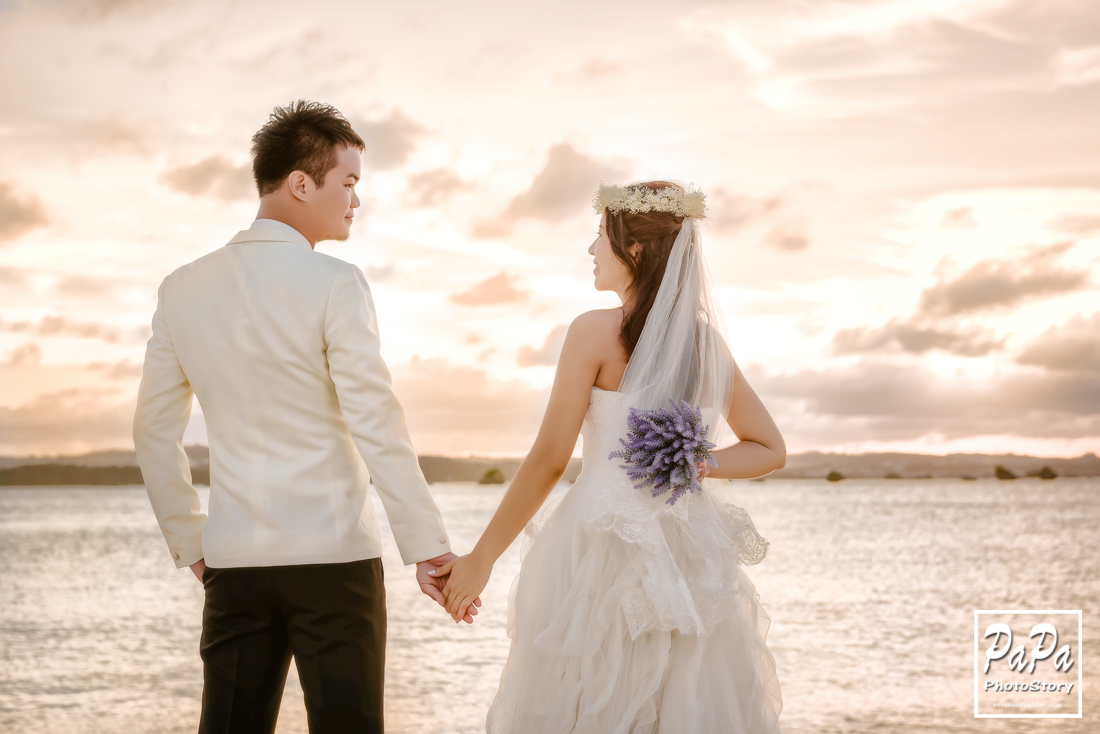 PAPA-PHOTO 沖繩自助婚紗,美國村,勝連城跡,伊計島,ESTINATE HOTEL,海中道路