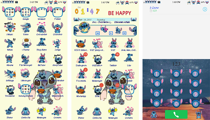 Vivo Theme Stitch Theme Papa Eathan