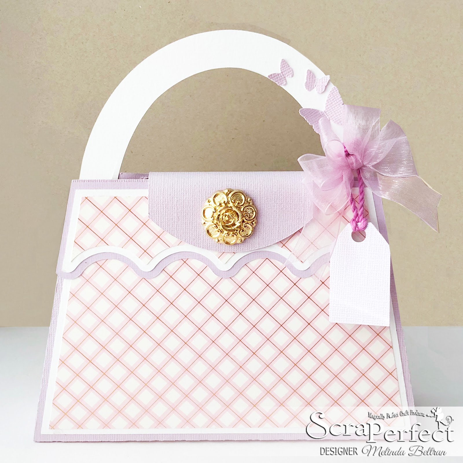 ScraPerfect How To DIY Easy Purse Box With Best Ever Glue