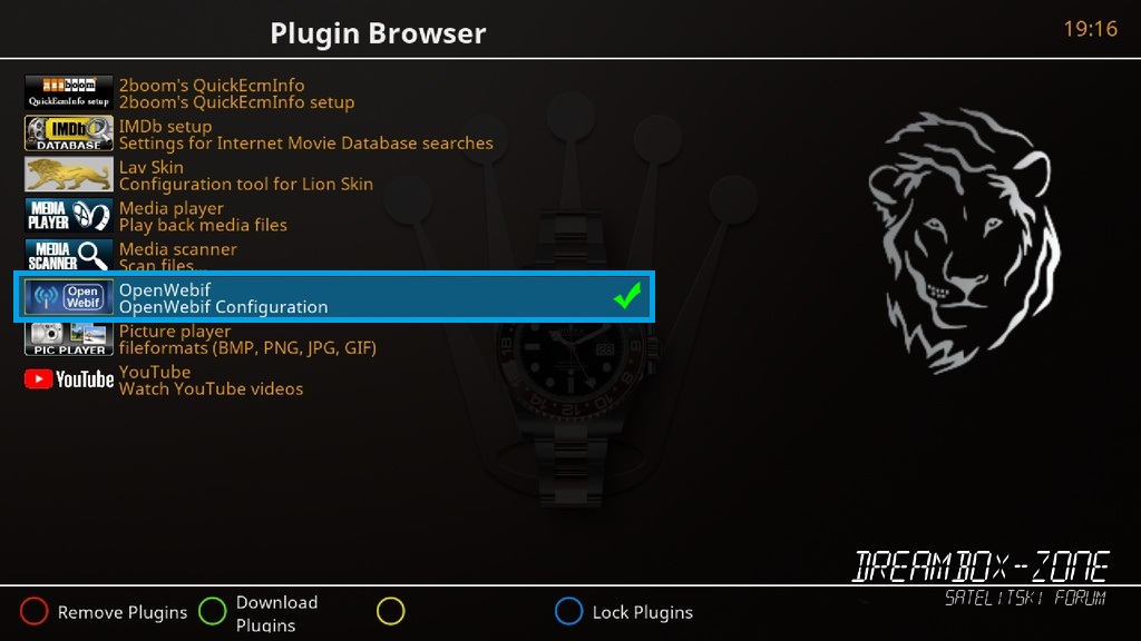 Kako postaviti password na Open Web Interface OpenWebIf_2