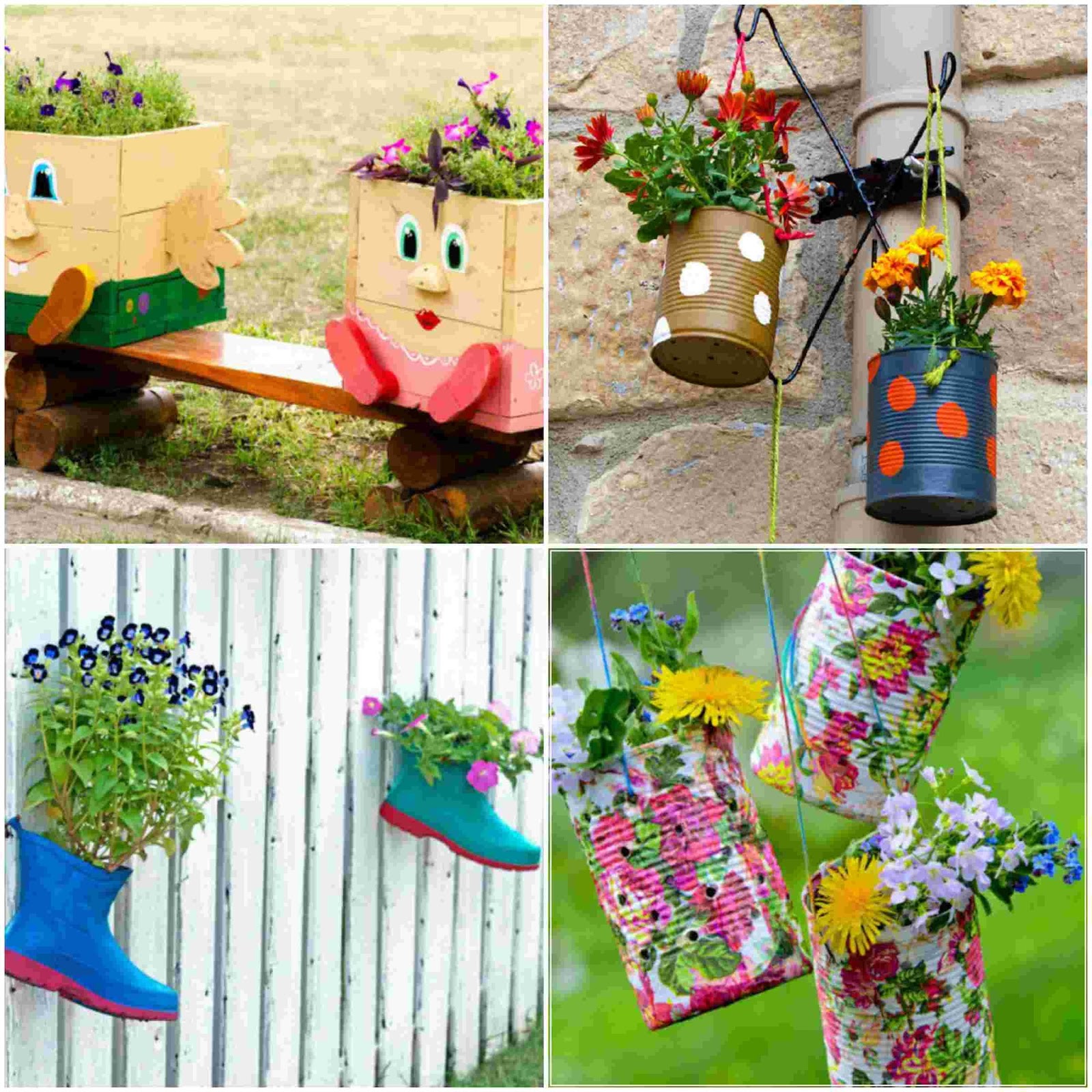 Recycled original pots for your house Diy Fun World
