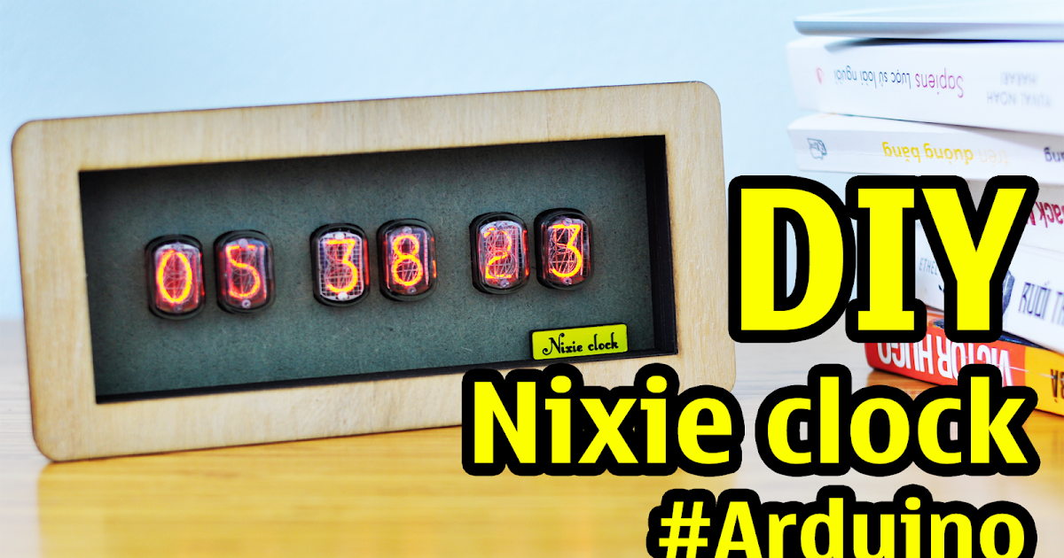 Make it easy!: Make Nixie Clock With Arduino in MDF Wood Case