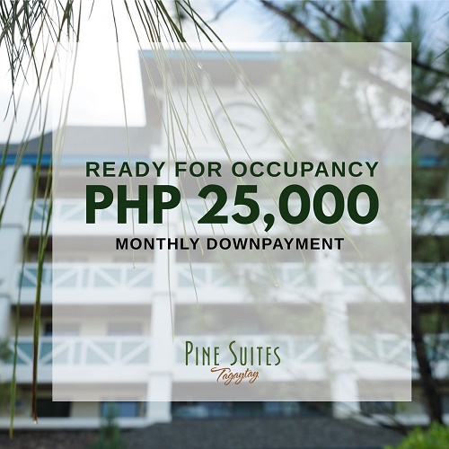 Pine Suites Tagaytay Special Promo Camella Condo Homes Philippines