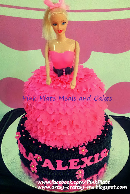 barbie cake with ruffles