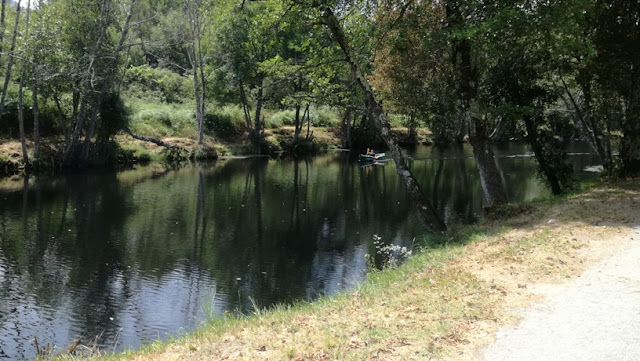 Rio Paiva calmo e sereno