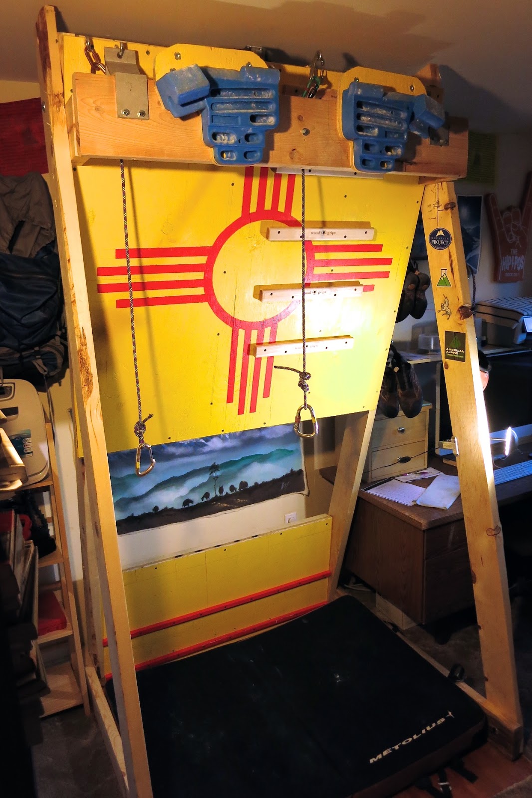 What Would Jason Do? Freestanding Campus Board/Hang Board Setup for