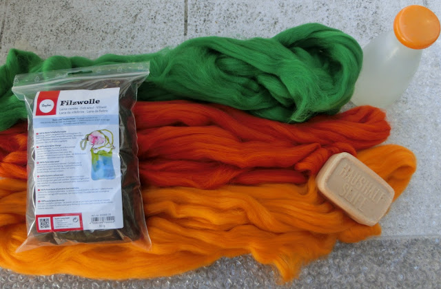 Ein kleiner Blog : DIY gefilzte Herbstdekoration [Produkttest, Werbung]