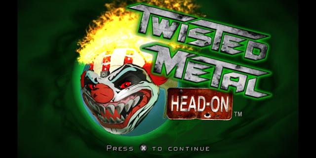 Twisted Metal Head On PSP Ukuran Kecil 