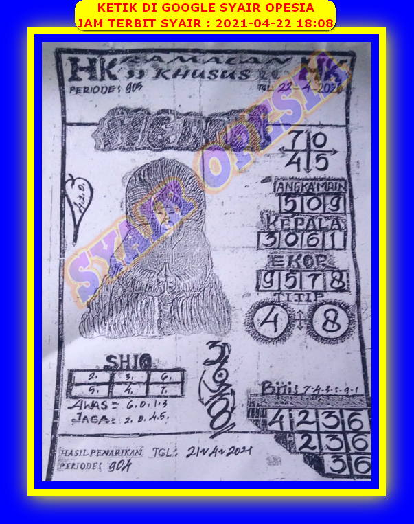 PREDIKSI HK MALAM INI