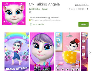 games anak perempuan my talking angel