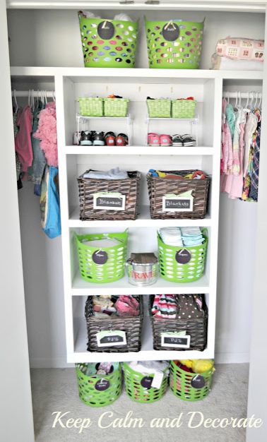 Toddler Closet Organization