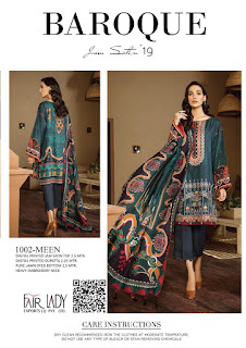 Fair Lady Baroque Jam Satin Pakistani Suits Collection At Diwan Fashion  