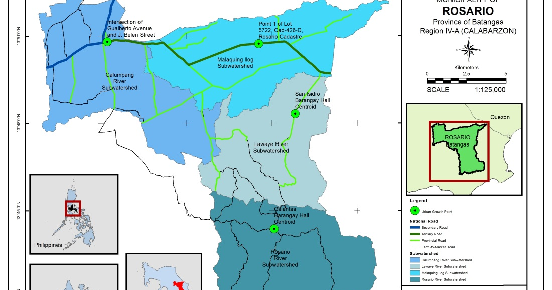 Alupay Rosario Batangas Map Welcome To Municipality Of Rosario Batangas Website: Development Thrust And  Spatial Strategies And Options