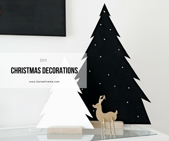 DIY Minimal Christmas Decorations