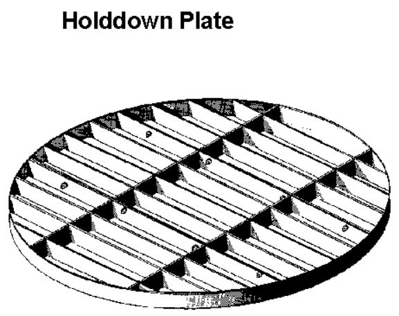 Hold-down plates