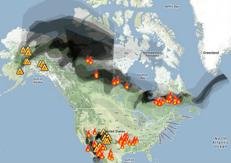 Arctic News: Wildfires in Canada affect the Arctic
