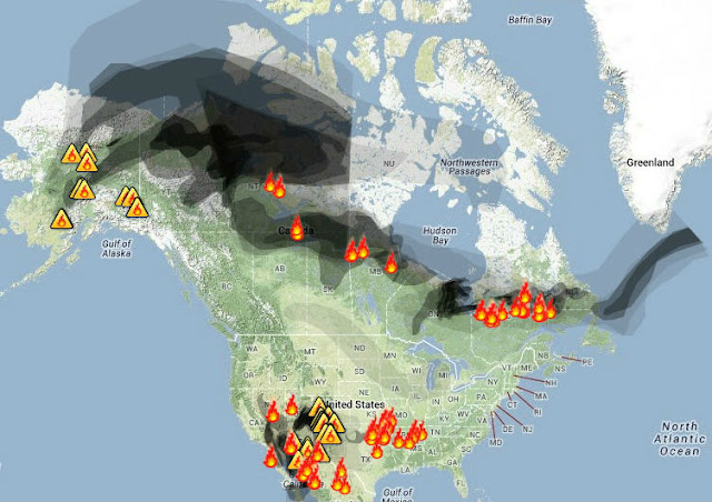 Arctic News: Wildfires in Canada affect the Arctic