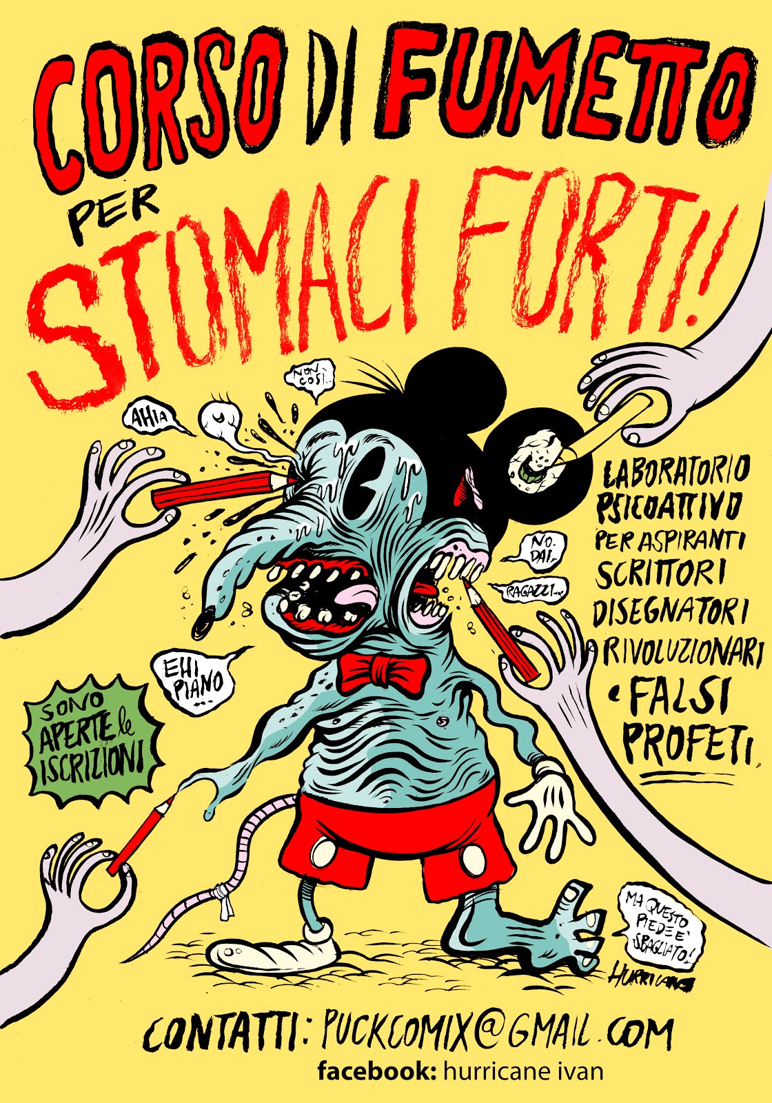 CORSO DI FUMETTO PER STOMACI FORTI!