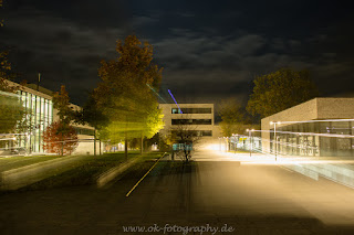 Lightpainting Lichtspurfotografie Zoomeffekt HSHL Hamm Lichtkunstfotografie