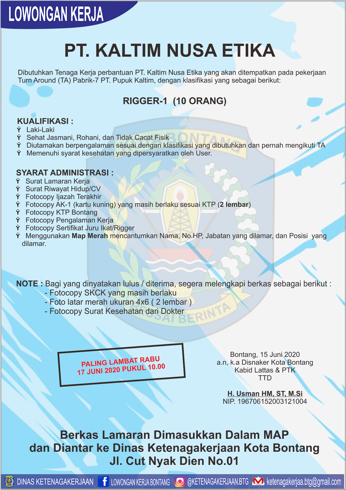 Lowongan Kerja Sampingan Samarinda