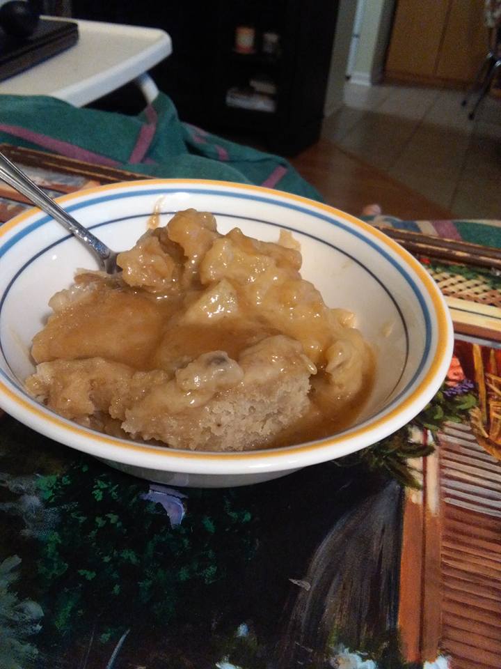 Partageons nos secrets de cuisine Pouding chômeur banane et rhum