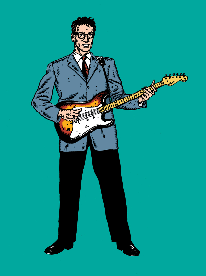 tea-powered scribbles: buddy holly