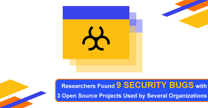 9 Security Bugs Found in 3 Open Source Projects Used by Several Organizations