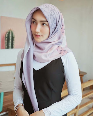 Harga jilbab printing murah dan manis Melody Prima