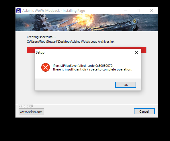 biglybt error insufficient disk space biglybt error insufficient disk space