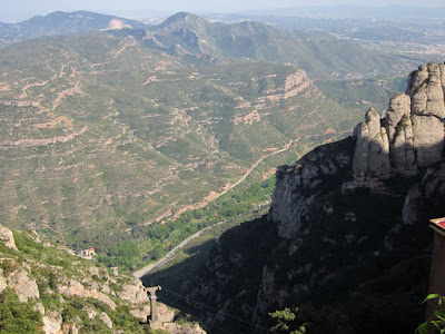 Great view from the Montserrat Abbey Great view from the Montserrat Abbey