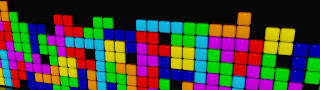 Tetris Colorful Cubes Wallpaper