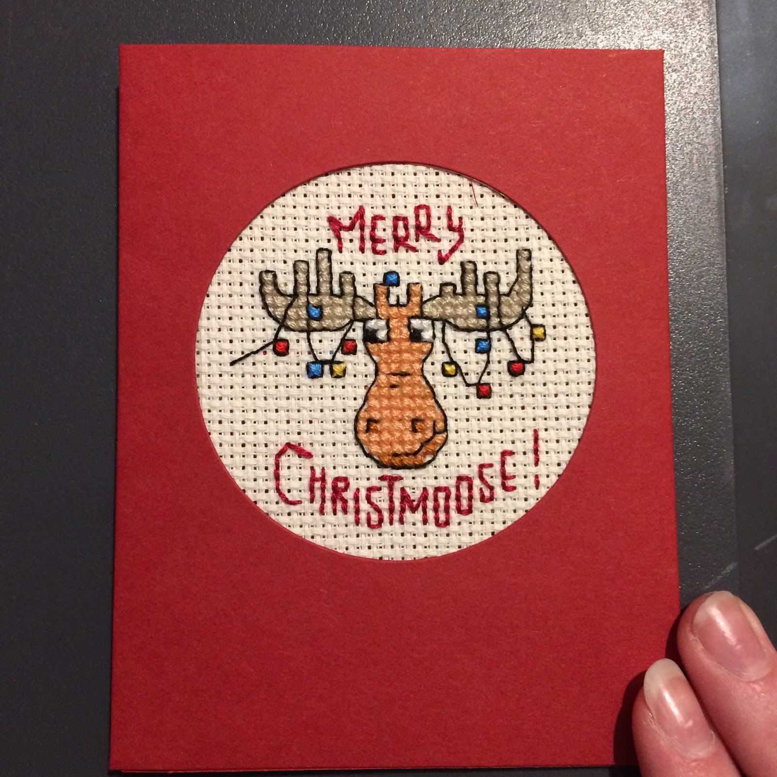 Merry Christmoose Stitchlet
